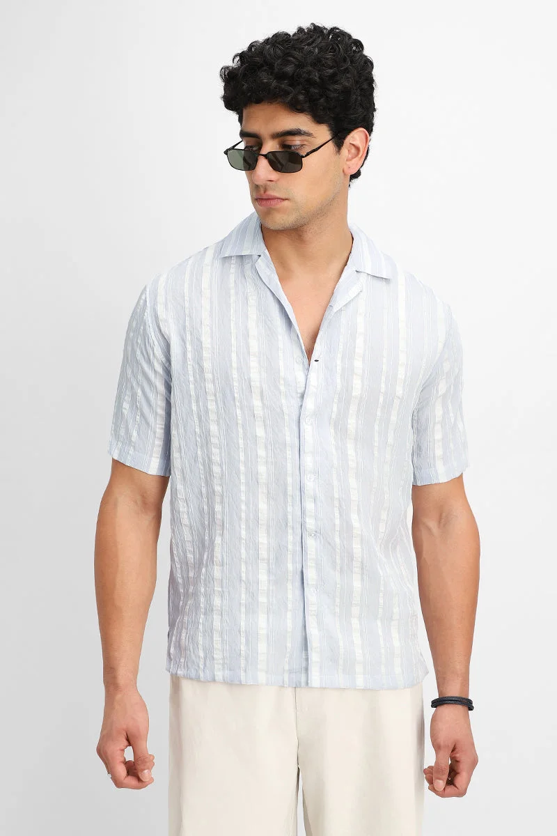 SNITCH Box Fit Stripes Shirt